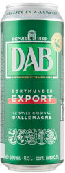 DAB Lager sör 5, 0% 0, 5 L dobozos