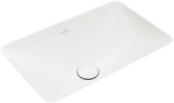 Villeroy & Boch Loop&Friends - Beépített mosdókagyló, 450x280 mm, túlfolyó nélkül, alpesi fehér 4A560101 (4A560101)