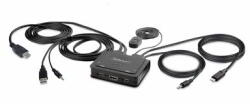 StarTech - 2 portos hibrid USB-C HDMI kábel KVM kapcsoló - C2-H46-UAC-CBL-KVM (C2-H46-UAC-CBL-KVM)