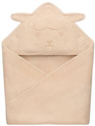 Lionelo Prosop de Baie Lionelo Beige (LO-MUSLIN_HOODED_TOWEL_BEIGE_SAND) Prosop