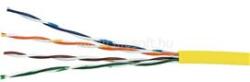 Excel Patch kábel Cat. 5e UTP 26AWG PVC köpeny 305m (sárga) (100-091) (100-091)