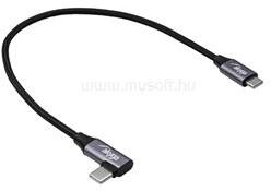 Akyga AK-USB-53 60W 30cm Type-C fonott adat- és töltőkábel (AK-USB-53) (AK-USB-53)