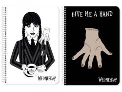Luna 8660412 Wednesday vonalas spirálfüzet 60 lapos 17x25cm 1db