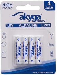 Akyga Alkáli elemek AAA Akyga AKY1971 1.5V 1300mAh 4 darabos készlet (AKY1971)