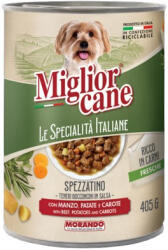 Migliorcane nedves kutyaeledel 405g Adult marha