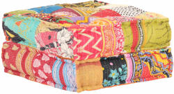 vidaXL foltvarrott szövetpuff 60 x 70 x 36 cm 287707 (287707)