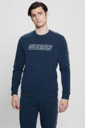 GUESS pulóver, logóval, pamut, Tengerészkék, M (Z4GQ24-K6ZS1-G7R1-M)
