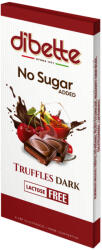 DIBETTE NAS töltött étcsokoládé 80g alk. meggy trüffel izű krém HCN laktózm. malt. 52% kakaó