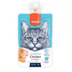 Wanpy Wanpy recompensa pisici pui si morcovi, 90 g