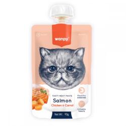 Wanpy Wanpy recompensa pisici somon si pui, 90 g