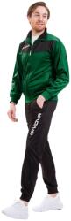 Givova tréningruha, TR018 1310, poliészter, cipzáras pulcsi és hosszú nadrág, fekete/zöld, 2XS INTL (ISWLONONWCRCYYBLV-HU-001V)