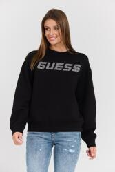 GUESS Női blúz GUESS Cecilia, fekete, strasszos, Regular Fit, M-es méret