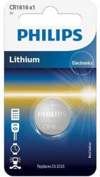 Philips lítium CR1616 elem, 1 db (CR1616/00B)