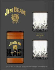 Jim Beam Black whiskey 0, 7L 45% + 2 pohár DD DRS