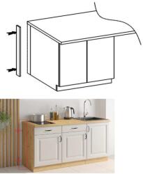 Lempert Niki 34 konyha falhoz záró profil 815x55 okapi dió/ fekete