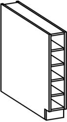Lempert Niki 34 konyha 15 D OTW BB okapi dió/ fekete