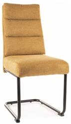 SIGNAL MEBLE Berry étkezőszék fekete láb/ curry sárga Brego 68