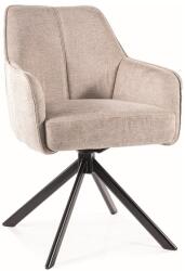 SIGNAL MEBLE Notti étkezőszék fekete láb/ világos bézs Brego 31