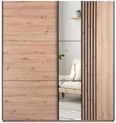 Stolar Gardrób XLIII/203 tükrös gardrób artisan tölgy