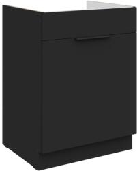 Lempert Niki 36 konyha 60 ZL 1S BB matt fekete