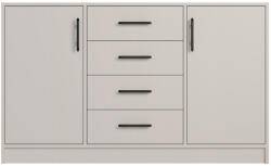 MEBLAR Smart SRK1 2 ajtós 4 fiókos komód kasmír