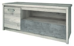 Mebelbos Jazz RTV1D1S/125 nairobi gesztenye / onyx tv állvány