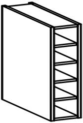 Lempert Niki 36 konyha 15 G-72 OTW matt fekete