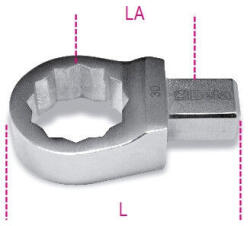 Beta 653 14X18-24 Csillagkulcs nyomatékkulcshoz szögletes csatlakozóval