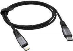 SwitchEasy USB 2.0 Type C Lightning Töltő/adat Fekete 1.5m SW0033 (SW0033)