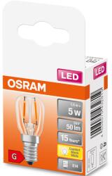 OSRAM T26 LED izzó hűtőhöz, E14, 1, 6W, 50 lm, meleg fény (2400K), 230V, G energiaosztály