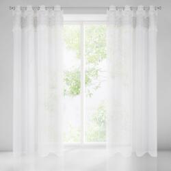 Eurofirany DAPHNE Eurofirany Függöny Gyűrűkkel, 140x250, fehér / ezüst (353642)