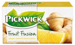 Pickwick Gyümölcstea, 20x2 g, PICKWICK Fruit Fusion, gyömbér-citrom (KHK1131) (KHK1131)