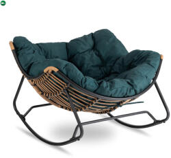  Hintafotel Zöld Párnával. ELTON (ME.ELTON/Z/T/FW)