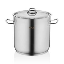 OMS Collection Fazék fedővel, OMS-Deep Pot, 18/10 rozsdamentes acél, 18x18 cm, 4, 5 l, ezüst (OMS-2072/4.5L)