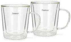 Fissman 2 darabos pohár készlet Fissman-Borgia, boroszilikát üveg, 12.5x8x10 cm, 320 ml, átlátszó (FI-6449-988210465)