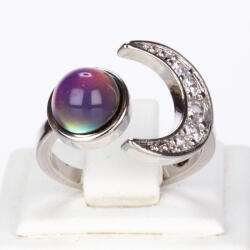 Emporia Arany tónusú Emporia Ötvözetű Gyűrű Fehér Emporia® Kristállyal, LGP0250/all