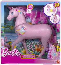 Mattel Barbie Unicorn Roz Cu Lumini Stralucitoare Si Sunete (MTJCP78) - roua Papusa