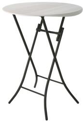 JKH Lifetime Asztal Kerek Bisztró Összecsukható 84 cm