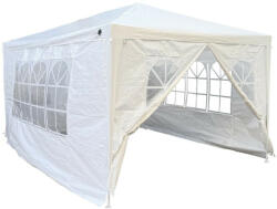 Saska Garden Kerti Sátor Pavilon 3X4X2, 5M Fehér Saska Garden