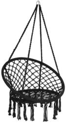 Leziter Cardenas függőfotel, 80x60x120cm, fekete (WST-01-Black)