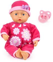 Bayer Design Păpușă-bebeluș Bayer - Primele mele cuvinte, 33 cm, în limba română (93363AW)