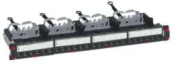 Legrand Patch panel CAT6a STP 24 PORT 1U 19" LSC3 fekete (033772) (033772)
