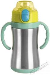 Orion Termosz rozsdamentes acél/UH + szívószál 0, 33 l zöld - digitalko