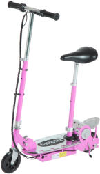 HomCom Elektromos Roller Üléssel Gyerekeknek, Rózsaszín