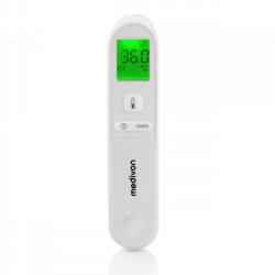 Medivon Termometru digital de frunte Medivon Timi Smart Verona, Infrarosu, Pentru copii, Masurare pentru 1 sec. , Memorie, Indicatie color, LCD, Sunet, Laser, Alb (Timi Smart Verona)