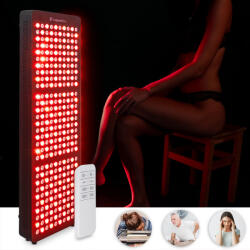  Infra LED panel inSPORTline Lustar - 300 LED, digitális kijelző, távirányító, 6 speciális üzemmód fekete