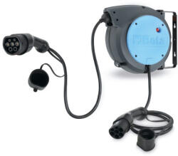 Beta 1845EM/3 Automata kábeldob 3Gx2, 5 mm2 kábellel és elektromos járművek töltésére szolgáló TYPE 2 csatlakozóval