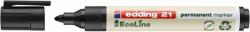 edding EcoLine 21 tartós filctoll, fekete (4-21001)