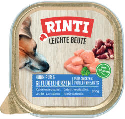 RINTI 18x300g RINTI Leichte Beute nedves kuytatáp - Csirke & baromfiszív