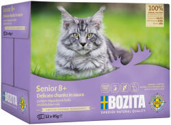 Bozita 12x85g Bozita Senior Csirke falatok szószban nedves macskatáp